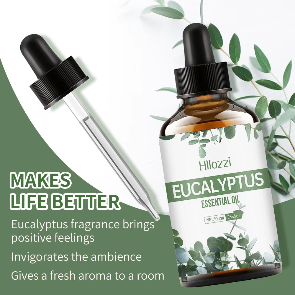 Eucalyptus Essential Oil for Sauna & Spa Aromatherapy