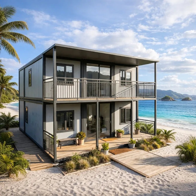 Expandable Collapsible Container Home with Bathroom (2/3/4 BR)