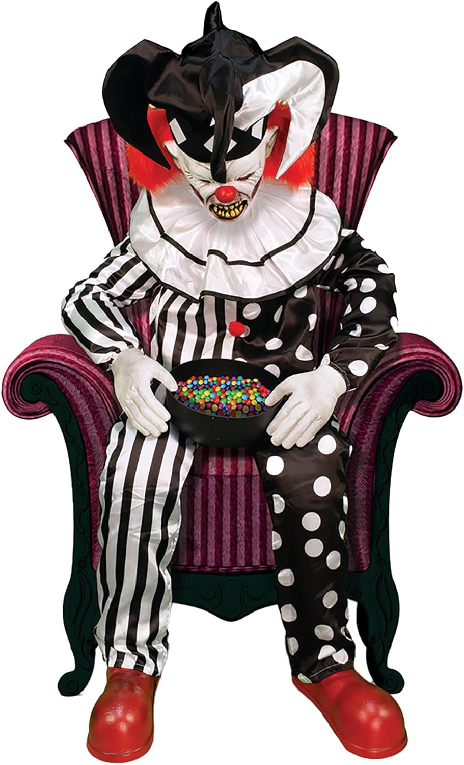 7Ft Soul Sucker Demon Reaper Animatronic — Motion-Activated Talking Halloween Prop