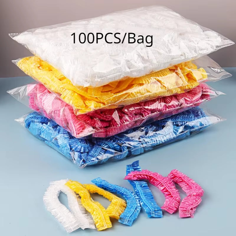 Disposable Waterproof Sauna Shower Caps (Bulk Pack)