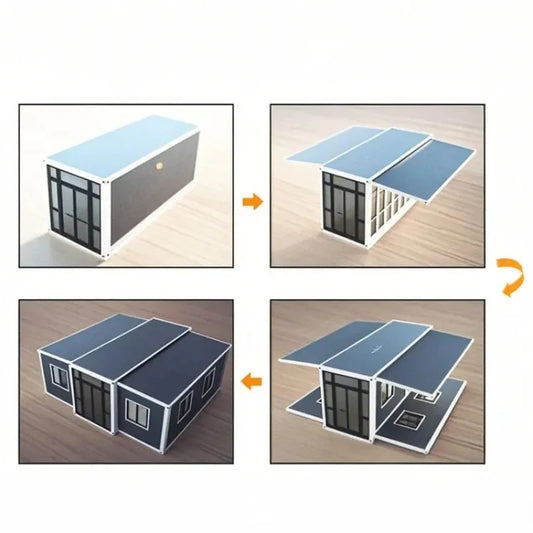 Collapsible Prefab Modular Container Home (2-4 Bedroom)