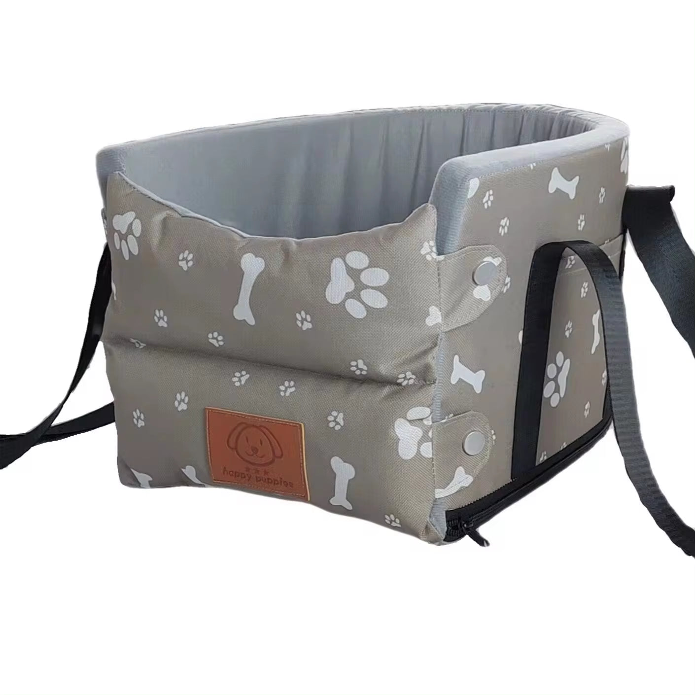Portable Dog Car Seat & Travel Carrier - Safety Bed for Small Dogs & Cats