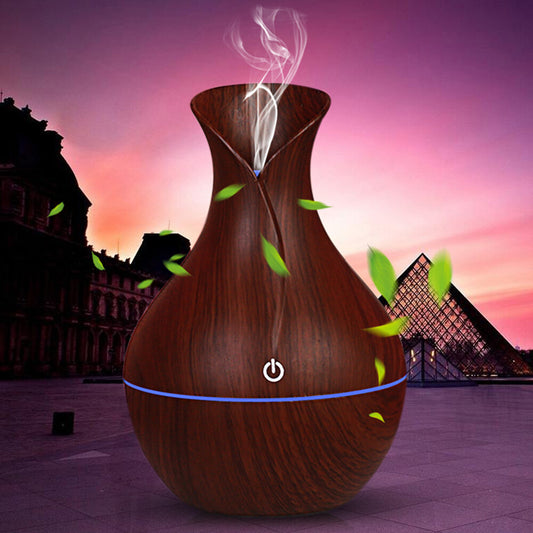 Harbor Home Wood Grain Essential Oil Diffuser